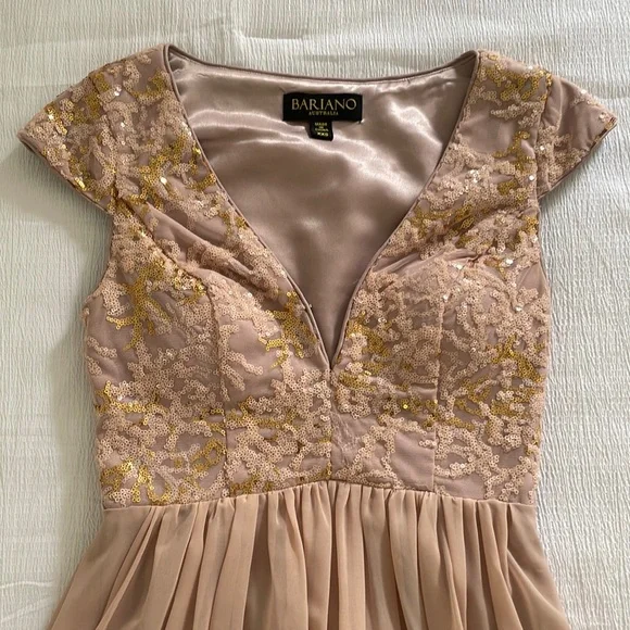 strapless open back dress Kelly Strapless Ball Gown | Bariano main image 0